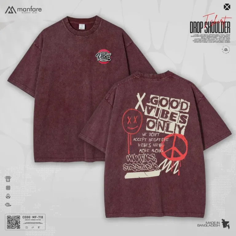 Acid Wash - Most Trendy Drop Shoulder T Shirt | MF-718