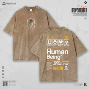 Acid Wash - Most Trendy Drop Shoulder T Shirt | MF-719