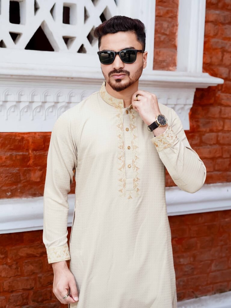 Ottoman Heritage Embroydery Panjabi | C-Tex Gold
