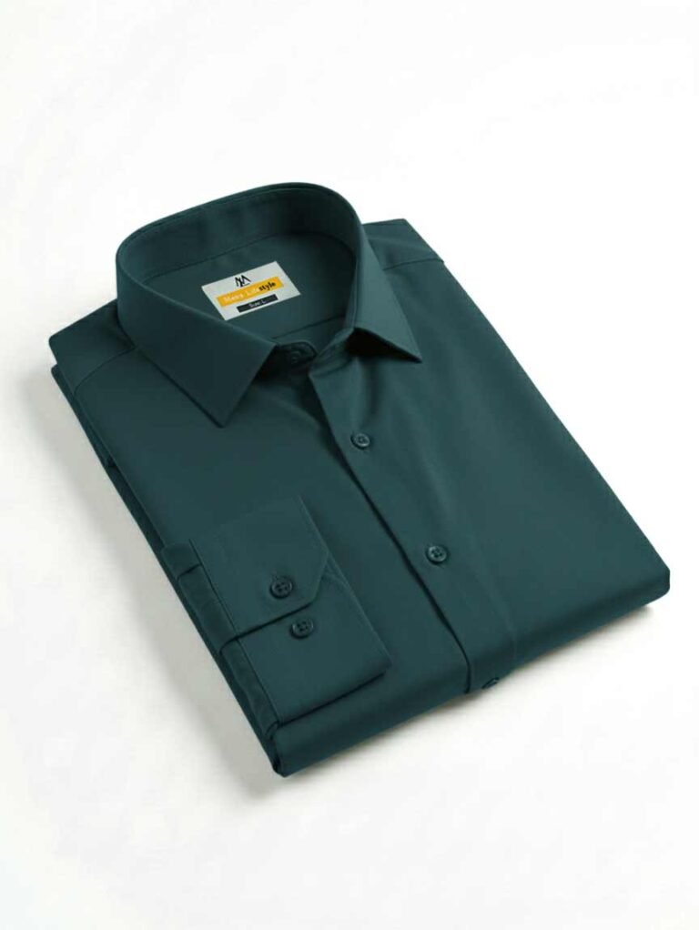 Ironless Micro-Spandex Shirt (Sea Green)